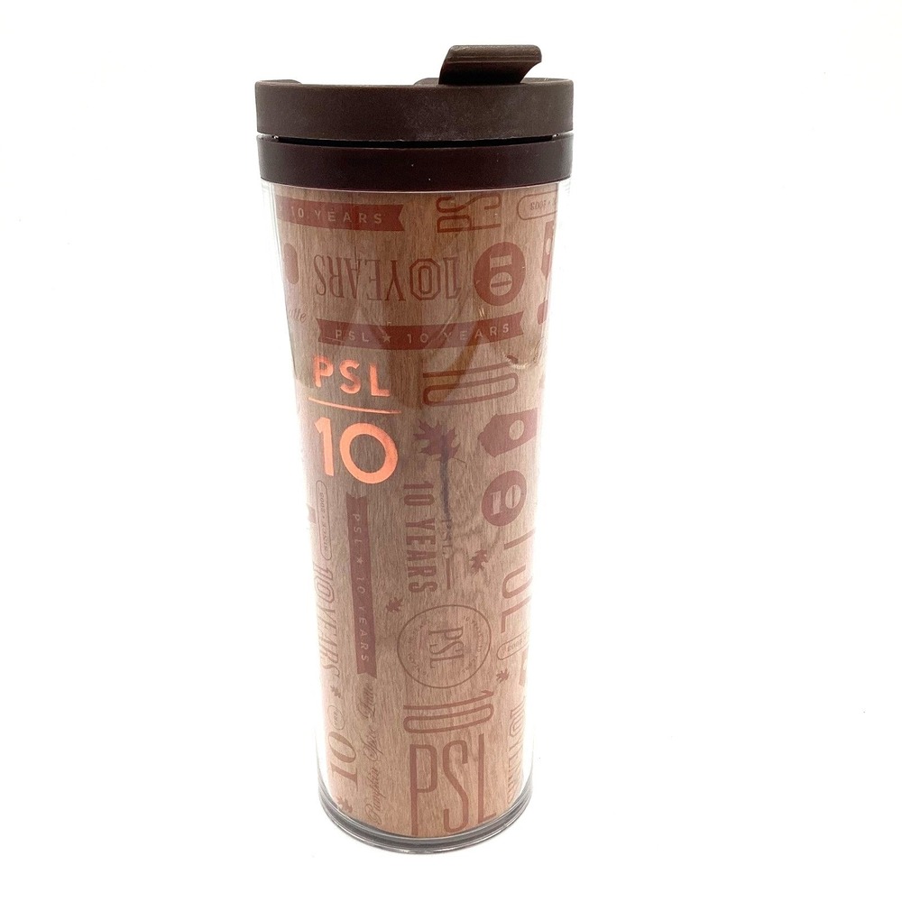 Starbucks PSL 10th Anniversary Pumpkin Spice‎ Latte Travel Tumbler 16oz 2013